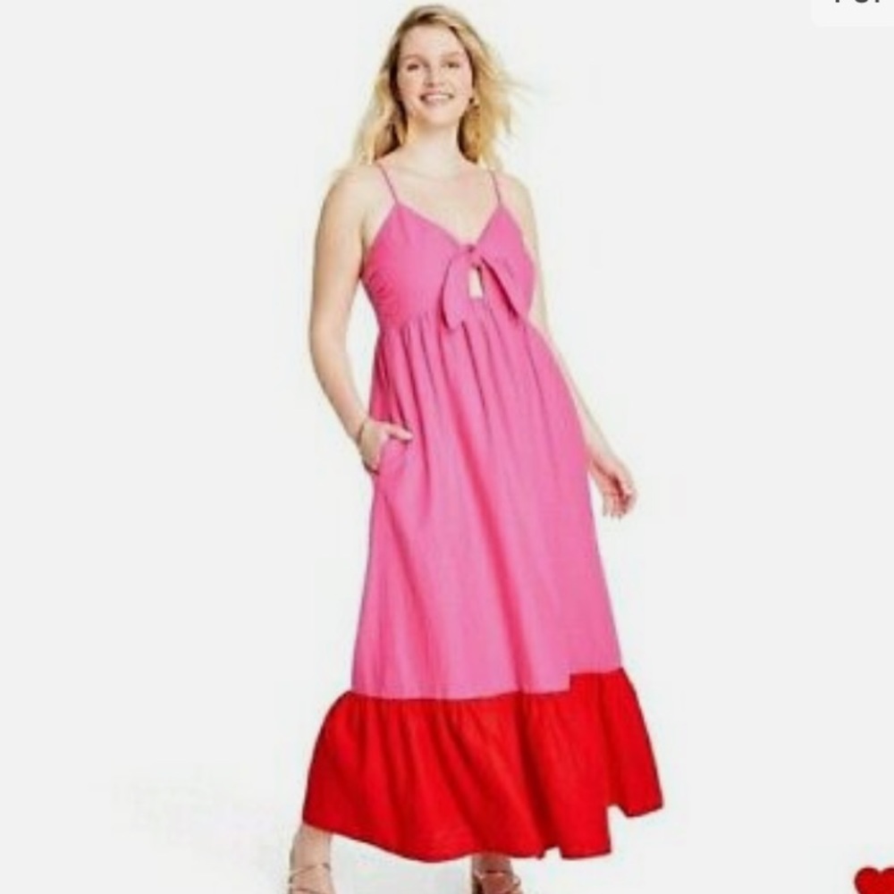 Tabitha Brown Maxi Dress Size XS